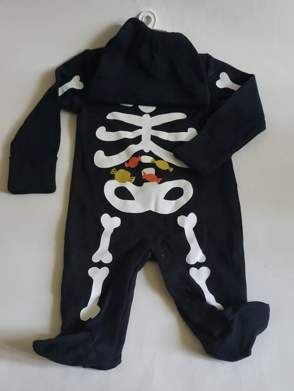 NWT Carter’s Halloween 3M 2-Pack Bundle Skeleton & Jack-O-Lantern Sleepers